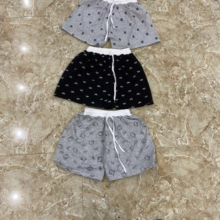 [Peinn] Combo 3 quần đùi kitty , nơ ,a cạp chun rút nữ