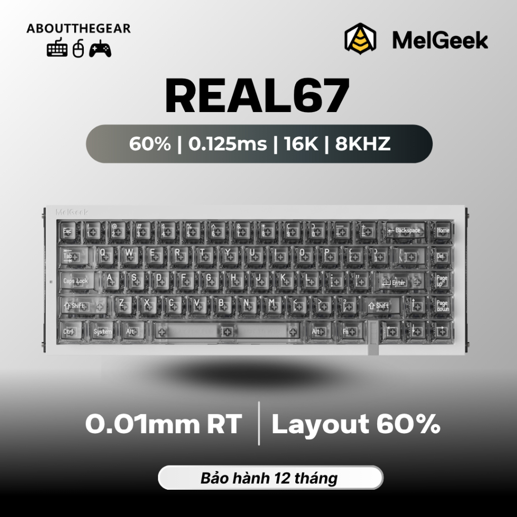 Bàn phím REAL67 Melgeek - Rapid Trigger (NEWSEAL-BH  THÁNG)