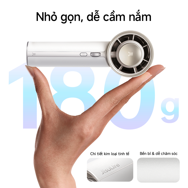 【Mới】Quạt cầm tay JisuLife Pro1 Mini gió mạnh pin dài màn hình LED quạt để bàn di động thêm tinh dầu/nước hoa | BigBuy360 - bigbuy360.vn