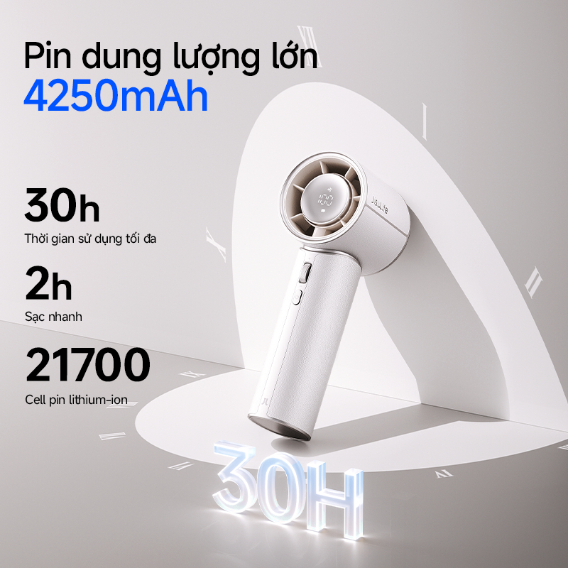 【Mới】Quạt cầm tay JisuLife Pro1 Mini gió mạnh pin dài màn hình LED quạt để bàn di động thêm tinh dầu/nước hoa | BigBuy360 - bigbuy360.vn