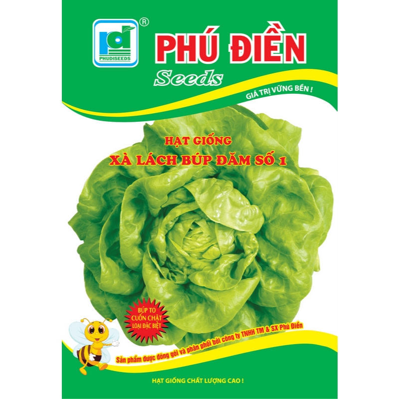 Hạt Giống Xà Lách Cuộn Gói 2gram – Giòn Ngon, Dễ Trồng, Ăn Salad Tuyệt Vời
