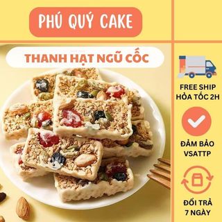 Thanh Hạt Ngũ Cốc Granola thành phần từ các hạt ngũ cốc giàu năng lượng, tạo cảm giác no lâu