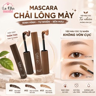 Gel lông mày tự nhiên, Mascara chải lông mày chống nước và chống mưa, bút kẻ lông mày bền màu