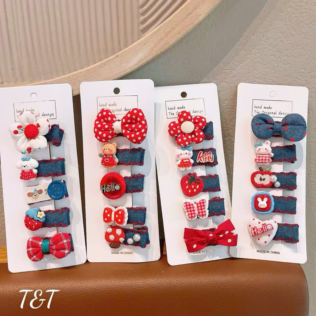 sét kẹp mẫu mới hottrend nhà beeshop mới về ạ
