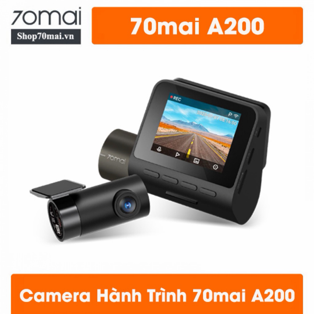 Camera Hành Trình 70mai A200 Trước Sau