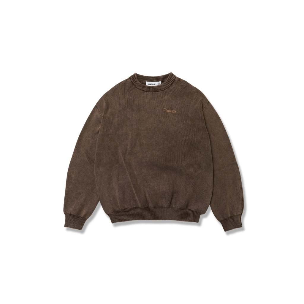 HADES CHARON RIN KNIT SWEATER / NÂU - HADES Brand Chính Hãng