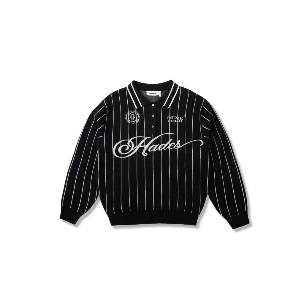 HADES CLASSIC POLO KNIT - BLACK - HADES Brand Chính Hãng