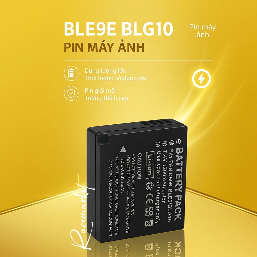 Pin Panasonic DMW-BLE9 / BLG10 (1200mAh) - Pin for thay thế