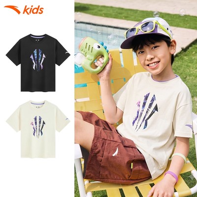 Anta Kids Áo Phông Bóng Rổ Kyrie Irving Dành Cho Bé Trai 3526B1177