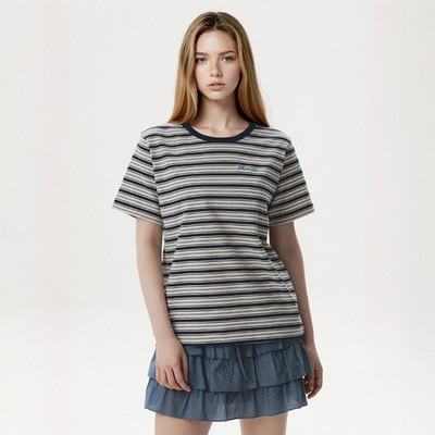 Áo Thun WHO.A.U Multi Stripe T-shirt(F)_WHRSG2671F