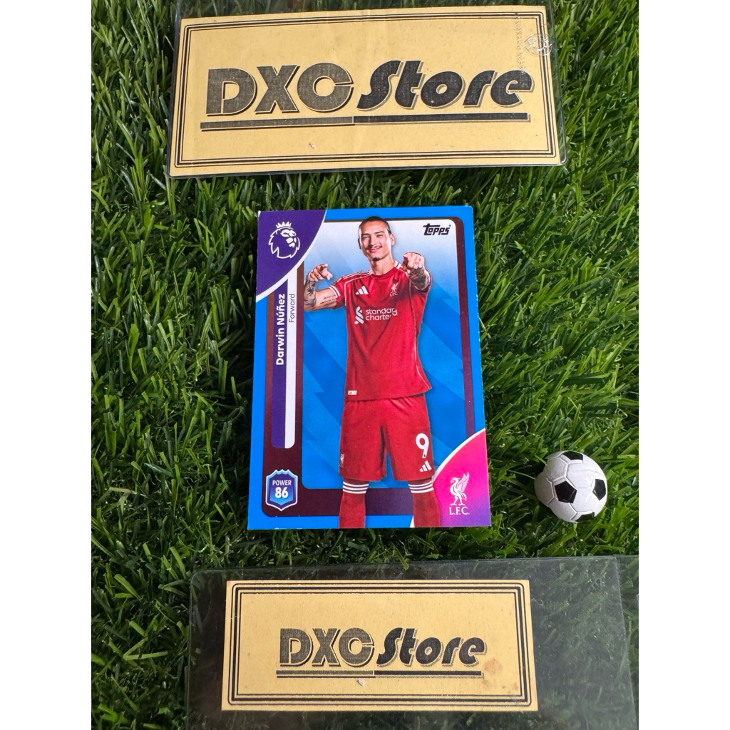 [ CHÍNH HÃNG ] - BLUE PARALLEL - TOPPS PREMIER LEAGUE 2026 - DARWIN NUNEZ (LIVERPOOL)