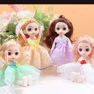 1 con búp bê 16cm có khớp nhiều mẫu áo rất xinh - Mẫu ngẫu nhiên cực dễ thương