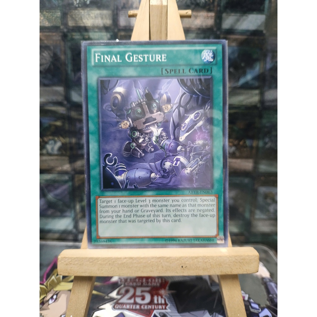 [ Đỗ Lạc Yugioh ] Thẻ Bài Mint90 Yugioh Spell Final Gesture Common