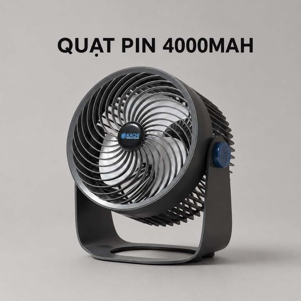 Quạt tích điện 4000mAH Kachi MK372