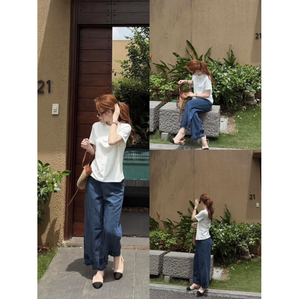 Quần jean tràm dập ren JZWF-90cm QCCC