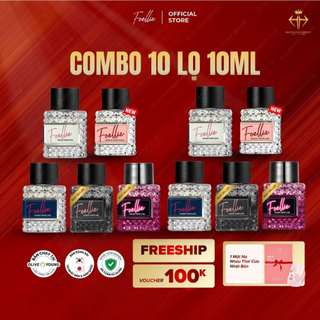 [COMBO 10 LỌ] Nước hoa Foellie 10ml giúp vùng kín thơm tho quyến rũ tăng sự tự tin