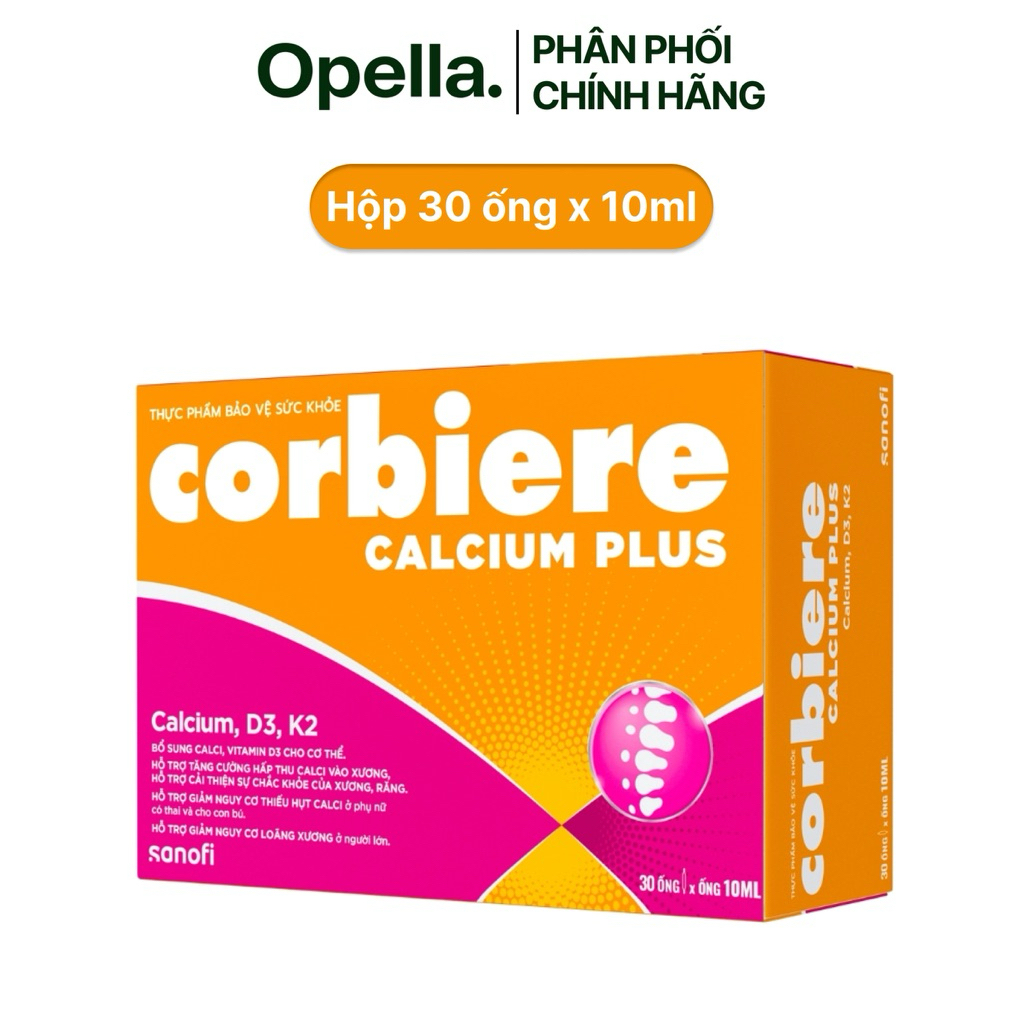 Canxi Corbiere Calcium Plus Sanofi (H/30o/10ml)