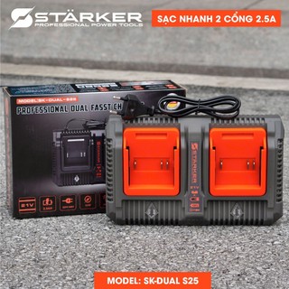 Sạc Bàn Đôi M21 Sạc Nhanh 2,5A 2 Pin Cùng Lúc Chân Pin Phổ Thông Bảo Hành 6 Tháng