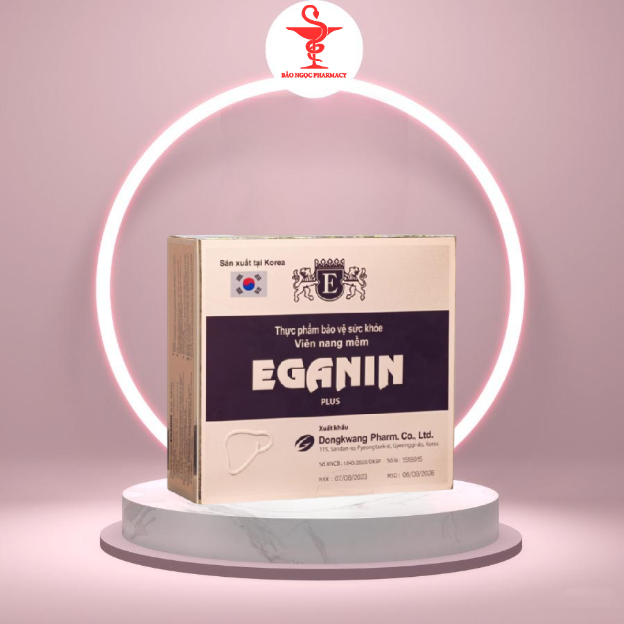 [CHÍNH HÃNG] Viên uống Eganin Plus DongKwang Hàn Quốc hỗ trợ giải độc gan, tăng cường chức năng gan 