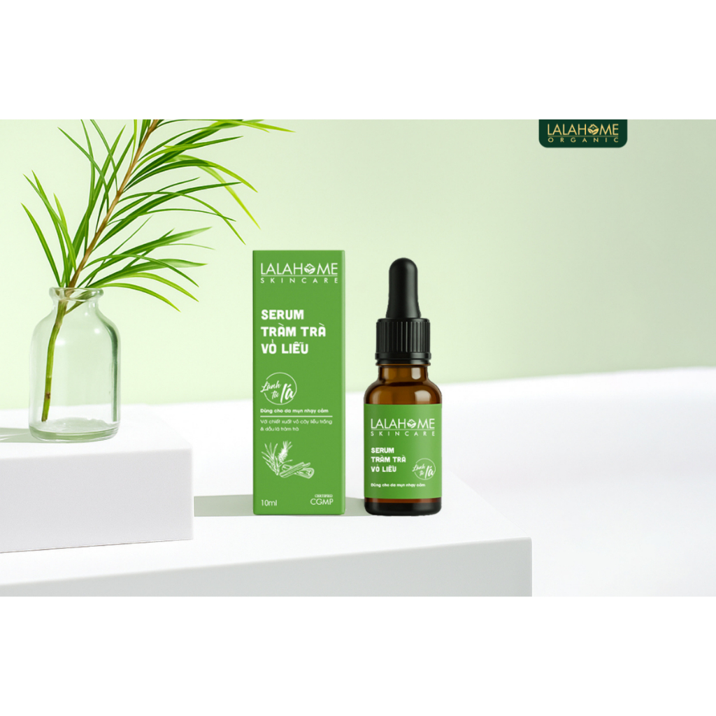 {HOẢ TỐC} Serum tràm trà vỏ liễu LalaHome Organic 10ml