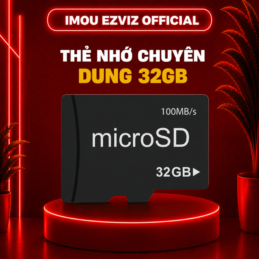 Thẻ nhớ 32Gb, 64Gb, 128Gb chính hãng cho camera Imou, Ezviz, Yoosee, TAPO tại IMOU EZVIZ VN