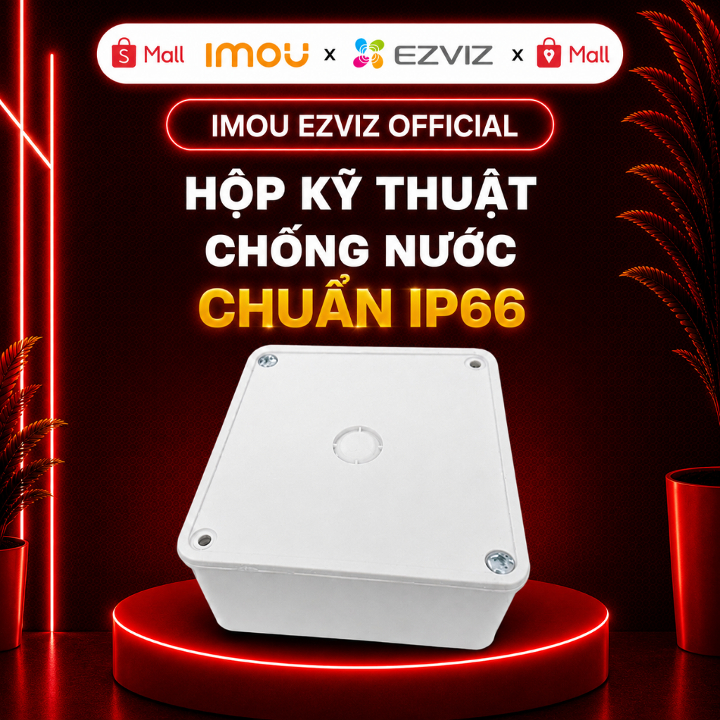 Hộp kỹ thuật camera gắn tường cho camera wifi Imou, Ezviz chắc chắn tại IMOU EZVIZ VN