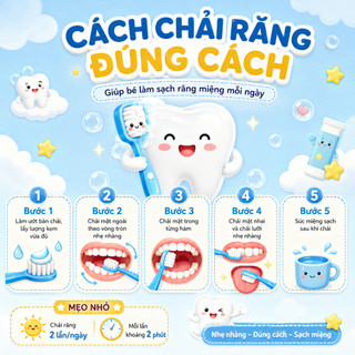 4 Bàn Chải Jordan Em Bé Step 1 từ 0 đến 2 Tuổi