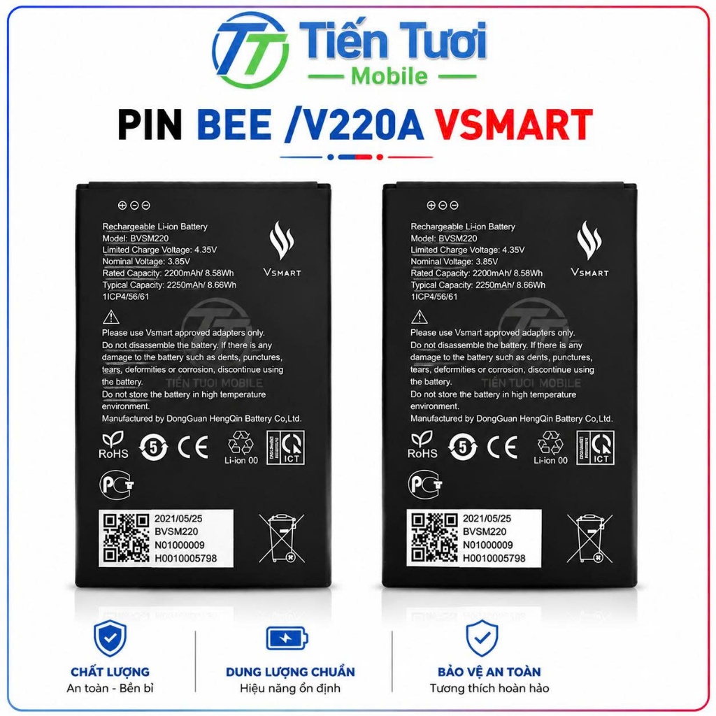 Pin vsmart V220A/BEE - mới