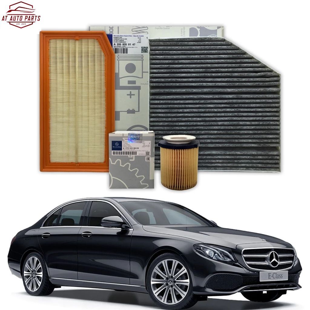 {Hàng Xịn} Mercedes E180-Lọc gió động cơ-Lọc điều hòa-Lọc dầu nhớt