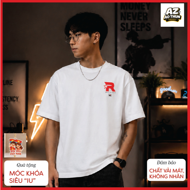 [Chất xịn] Áo Thun in logo đội tuyển KT Rolster, LMHT, LOL|Oversize Nam Nữ| Mát, không nhăn|Trendy