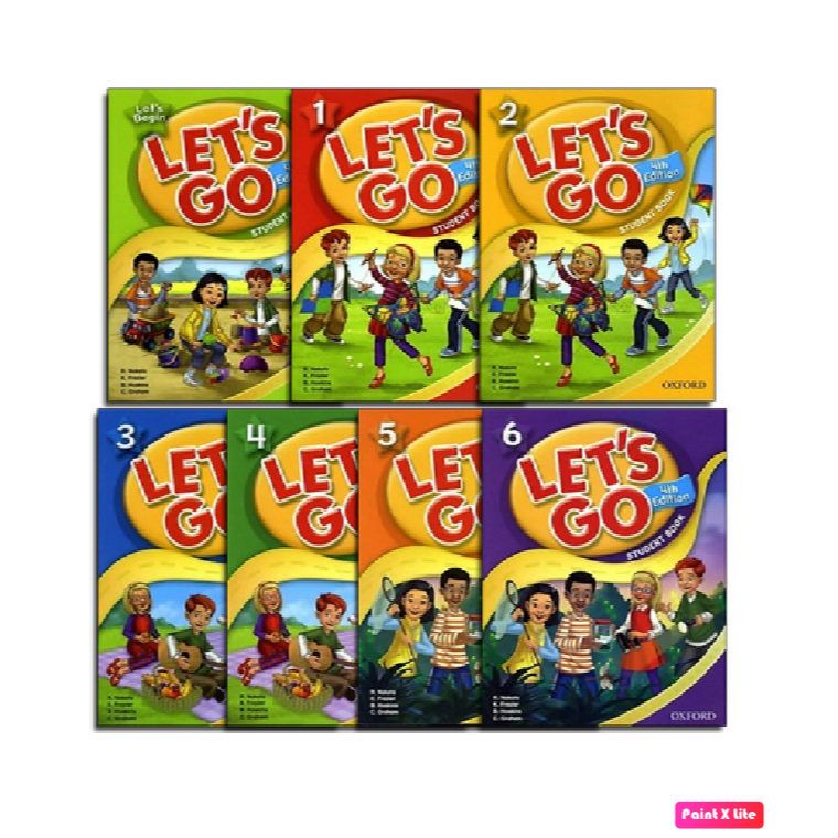 Sách - Let's go level Begin-1-2-3-4 (Combo 2 cuốn) bản 4th edition (Tặng file nghe MP3)