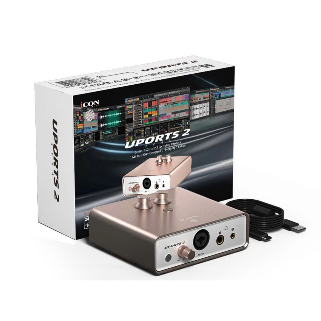 SOUND CARD ICON UPORTS2 GEN2 – SOUND CARD CHUYÊN NGHIỆP CHO LIVESTREAM & THU ÂM CHẤT LƯỢNG CAO