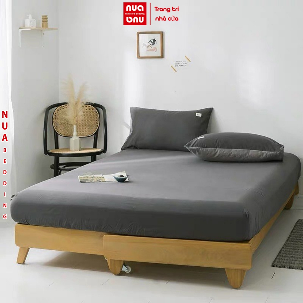 Bộ Ga Gối 3 Món Cotton Tici Ga Giường Và 2 Vỏ Gối m2x2m m4x2m m6x2m m8x2m Cho Nệm Dưới 10cm