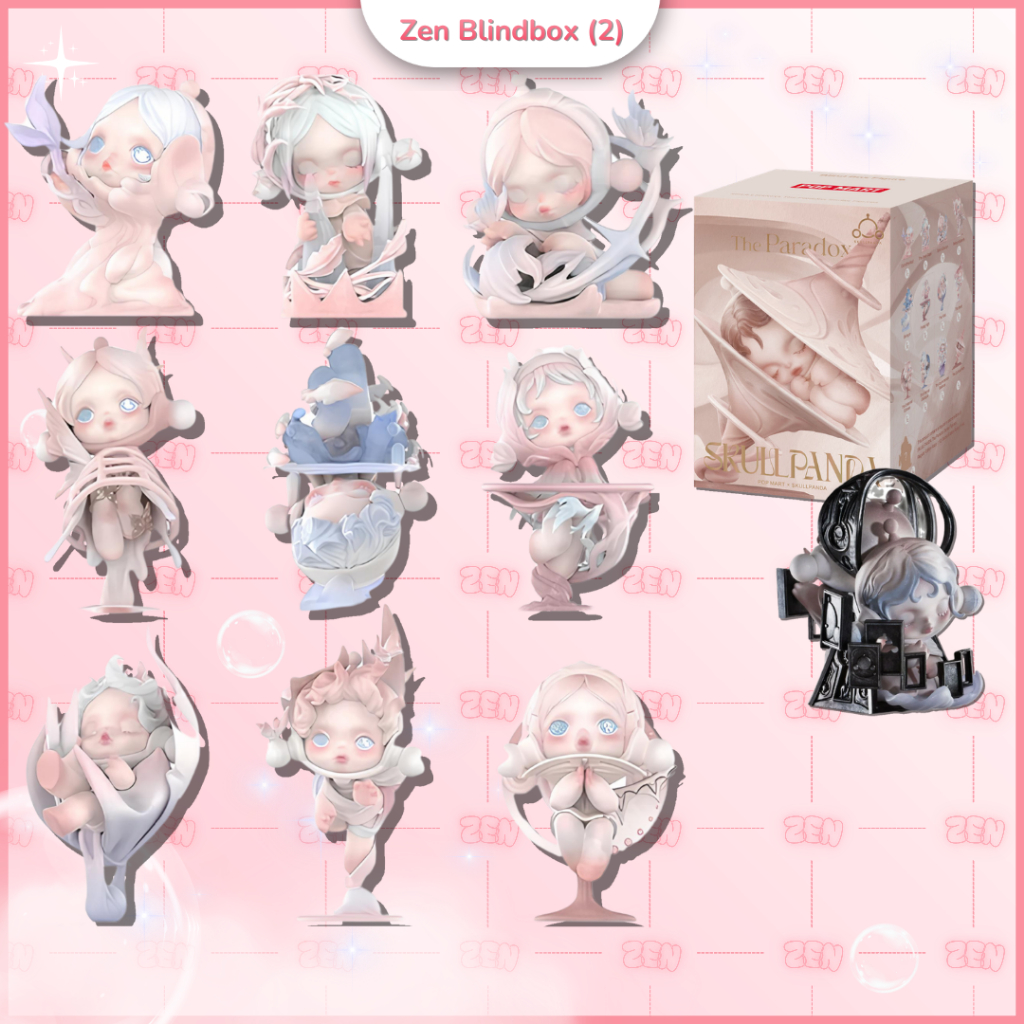[CHÍNH HÃNG] Blindbox Skullpanda The Paradox Series Figure Mô Hình Skullpanda
