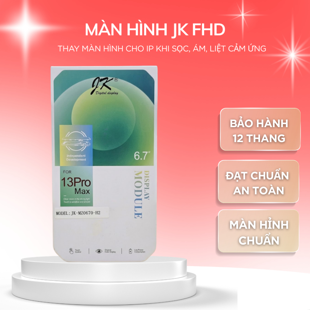 Màn hình JK FHD – giải pháp thay màn hình cho IP khi sọc, ám, liệt cảm ứng