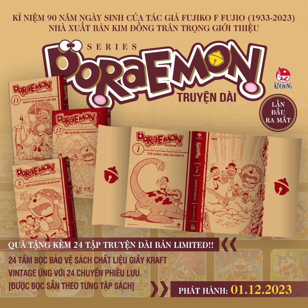 Truyện - Premium Boxset Doraemon Truyện Dài (Bộ 24 Tập) Full seal có DF nhẹ - NXB Kim Đồng