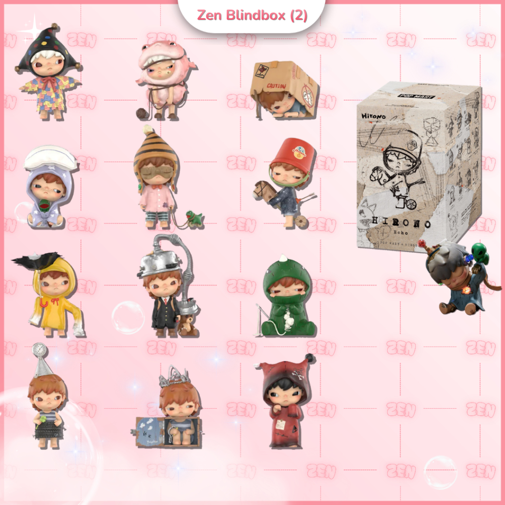 [CHÍNH HÃNG] Blindbox Hirono Echo Series Figure Mô Hình Nhân Vật Hirono Vol 9