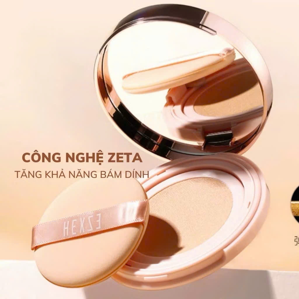 Cushion HEXZE kèm má hồng và che khuyết điểm 3IN1 – giải pháp trang điểm đa năng | BLINK HOUSE