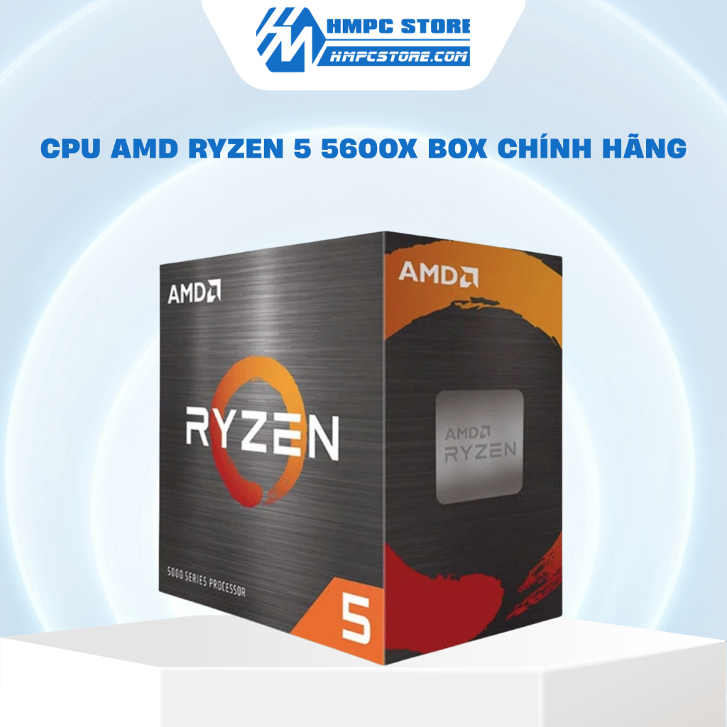 CPU AMD Ryzen 5 5600X Box chính hãng | Bảo hành 36 tháng