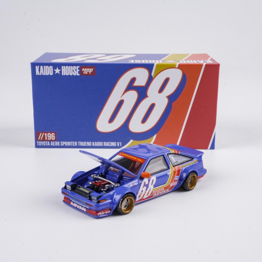 Mô hình xe Toyota AE86 Spinter Trueno Kaido Racing V1 1:64 Kaidohouse KHMG196