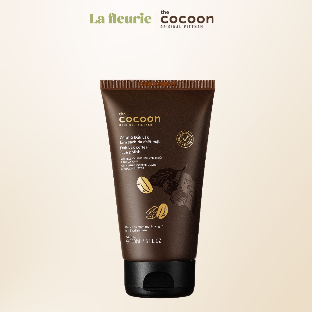 Tẩy Da Chết Mặt Cà Phê Đắk Lắk Cocoon 150ML