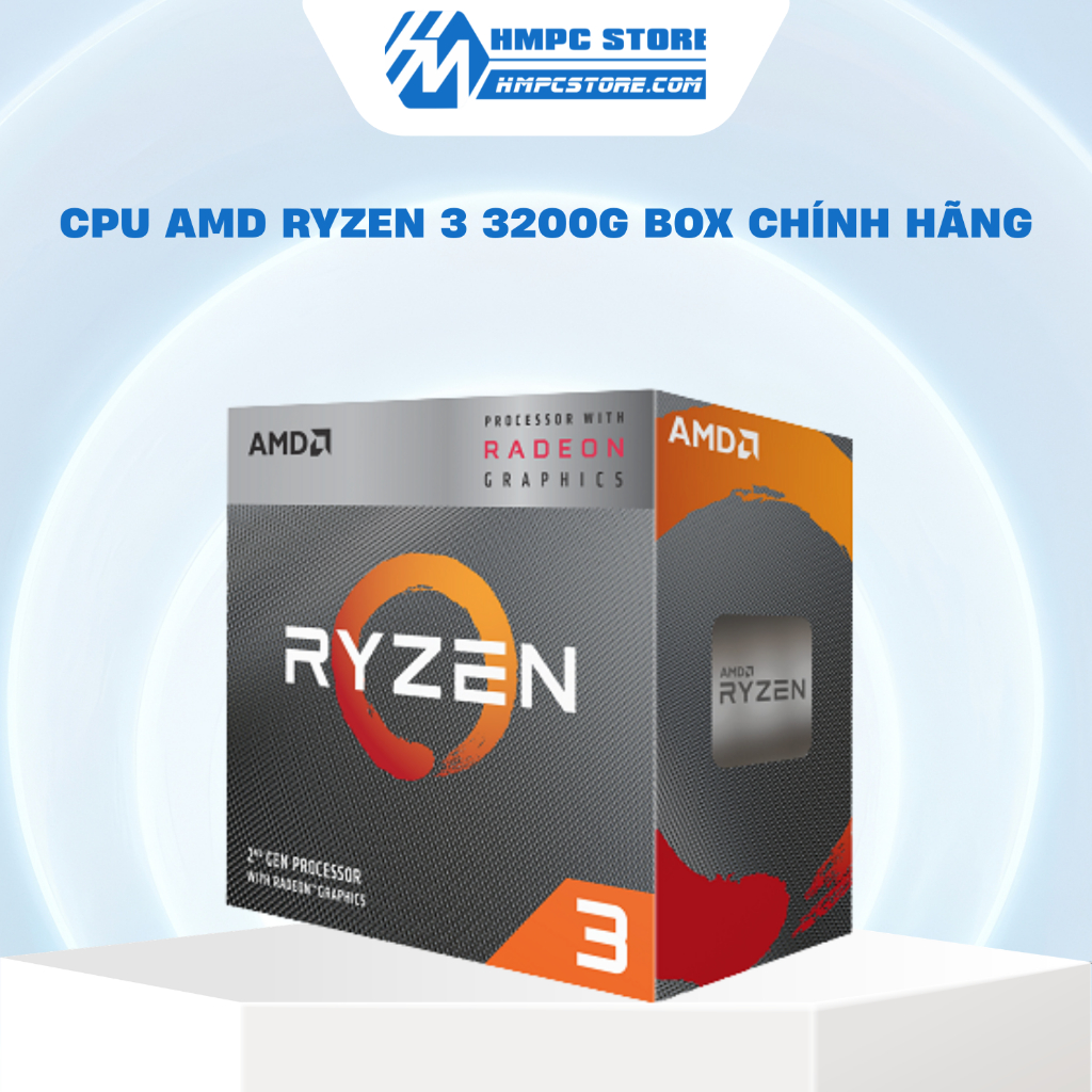 CPU AMD Ryzen 3 3200G Box chính hãng | bảo hành 36 tháng