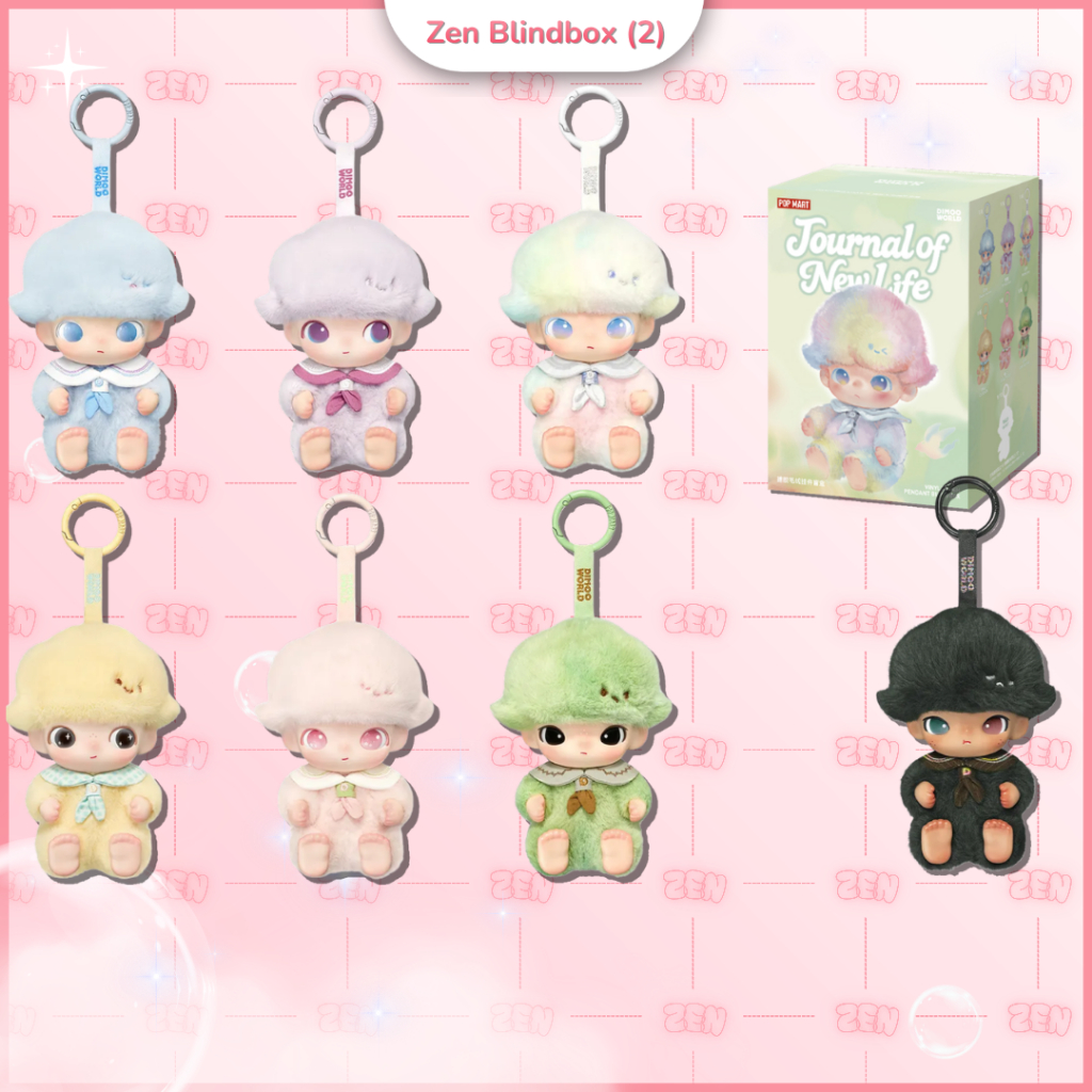 [CHÍNH HÃNG] Blindbox Dimoo Journal Of New Life Series Móc Khóa Gấu Bông Dimoo