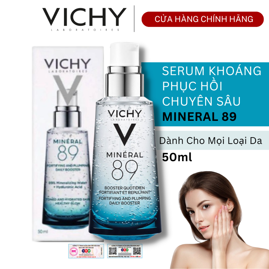 Dưỡng chất Vichy Mineral 89 50ml serum Vichy mineral 89 .Shop VYCHY Cosmetics