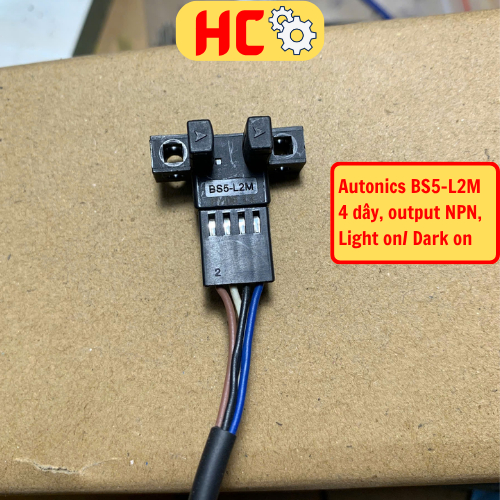 [Hàng tháo máy] Cảm biến quang BS5-L2M Autonics, sensor càng cua hàng tháo máy bãi đẹp xịn giá rẻ
