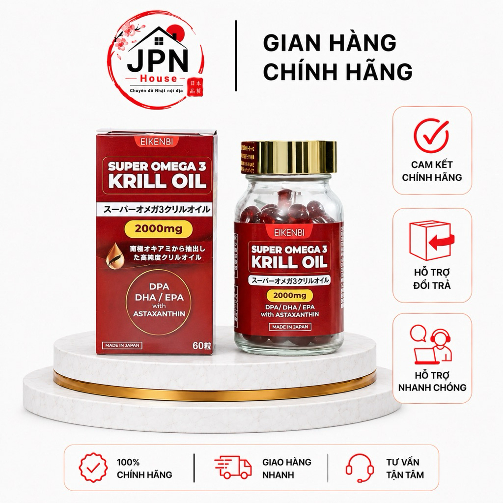 VIÊN UỐNG DẦU NHUYỄN THỂ OMEGA 3 KRILL KTIRA