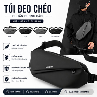 Túi Đeo Chéo Nam We Power Túi Đeo Vai Cao Cấp Chống Thấm Nước Thời Trang Phong Cách SP005