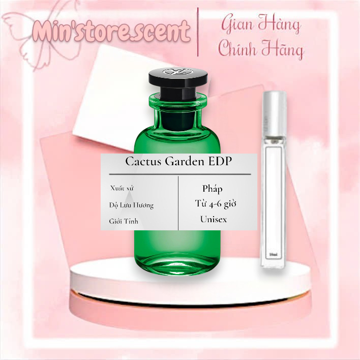 Nước Hoa Unisex Min'store.Scent Cactus Garden EDP 10ML