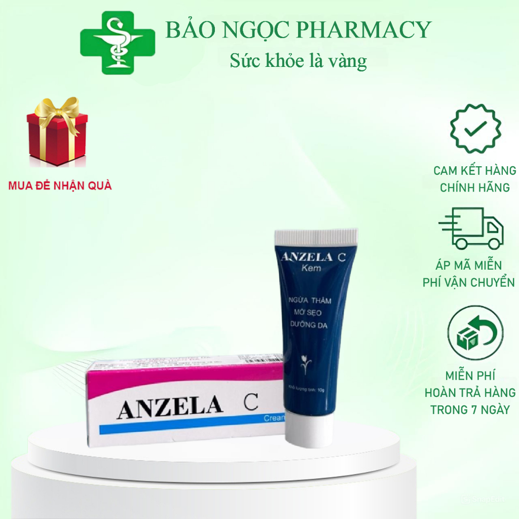 ✅ [Chính Hãng] Anzela C Mờ thâm, mờ sẹo | Tuýp 10g