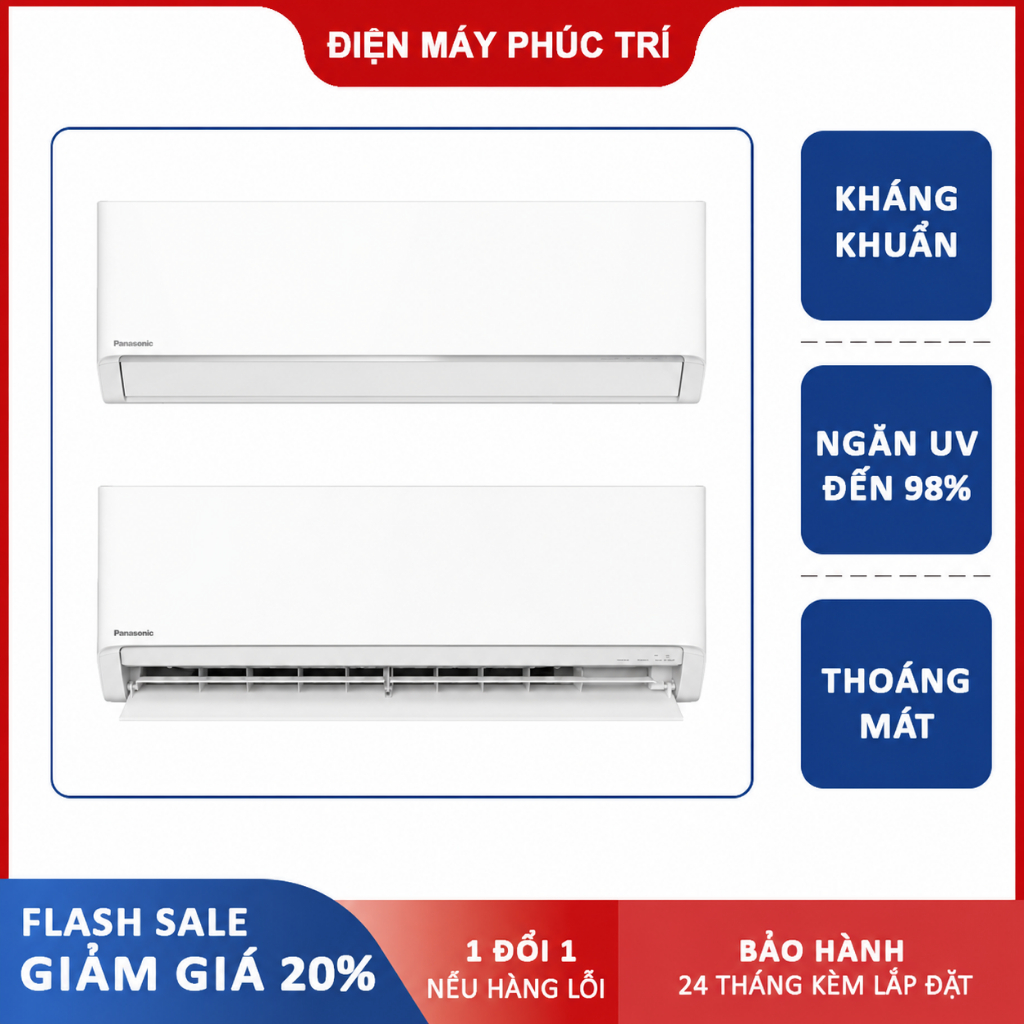Máy lạnh Panasonic Inverter 1 HP CU/CS-YZ9AKH-8